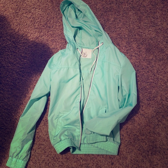 Zumiez Jackets & Blazers - Mint green windbreaker